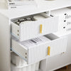 SoBuy ASK11-W Kancelářská skříňka na dokumenty/stojan na tiskárnu/úložná skříň do home office bílá