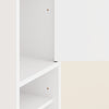 SoBuy BZR34-II-W Úzká skříňka do koupelny – Vysoká koupelnová skříň odolná vůči vodě z dřeva s nastavitelnými policemi – Všestranná koupelnová skříň – Úsporný nábytek do koupelny, bílá, 20x180x20 cm