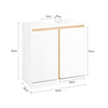SoBuy BZR78-W Skříňka pod umyvadlo Koupelnová skříňka Koupelnový nábytek Bílá 60x60x30cm