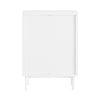 SoBuy FBT124-W Noční stolek Odkládací stolek Úzký telefonní stolek Bílá 40x57x35cm