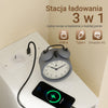 SoBuy FBT149-E-WG, úzký noční stolek s nabíjením a LED senzorem, 20x35x60cm | 20 cm široký noční stolek s výřezem pro lištu, prostorově úsporný pro malé místnosti, bílý vzhled dřeva