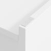 SoBuy FBT178-E-WN, Úzký noční stolek 22 cm s USB a Type-C nabíjením, LED lampou, 22 × 34 × 60,5 cm, bílý/dřevo