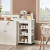 SoBuy FKW12-II-W Servírovací vozík Kuchyňský vozík Boční vozík Bílý 50x86x37cm