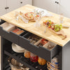 SoBuy FKW74-SCH – szczegół blatu roboczego: gładka powierzchnia MDF 100×60 cm