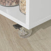 SoBuy FKW77-W Designový servírovací vozík Kuchyňský vozík Boční vozík Bílý 60x77x38cm