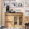 SoBuy FSB99-N Komoda Sideboard skříň Kuchyňská skříň Odkládací skříňka Vintage 112 x 89 x 40 cm