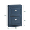 SoBuy FSR78-B Botník Výklopný botník Komoda na boty Modrá 55x83x24 cm