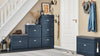 SoBuy FSR78-B Botník Výklopný botník Komoda na boty Modrá 55x83x24 cm
