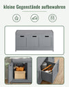 SoBuy FSR80-SG Lavice s úložným prostorem Lavice na boty Šedá 90x45x35cm