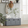 SoBuy FSR80-SG Lavice s úložným prostorem Lavice na boty Šedá 90x45x35cm