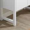 SoBuy FSR90-W Botník Lavice s úložným prostorem Bílá 110x47x35cm