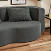SoBuy FST101-DG Sofa Łóżko Rozkładane 2 w 1 z Funkcją Spania, Ciemnoszary, 177×107×32 cm