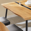 SoBuy FWT110-N Jídelní stůl Bistro stůl Barový stůl Kuchyňský stůl Kuchyňská linka Vintage hnědá Š x V x H cca 120 x 75 x 78 cm