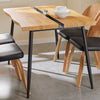 SoBuy FWT110-N Jídelní stůl Bistro stůl Barový stůl Kuchyňský stůl Kuchyňská linka Vintage hnědá Š x V x H cca 120 x 75 x 78 cm