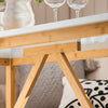 SoBuy FWT72-WN Jídelní stůl z bambusu Kuchyňský stůl Psací stůl 120x75x60cm