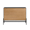 SoBuy HFSB02-SCH Kuchyňská skříň Komoda skříň do chodby Úložná skříň TV skříň Černá 114 x 83 x 40 cm