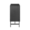 SoBuy HFSB02-SCH Kuchyňská skříň Komoda skříň do chodby Úložná skříň TV skříň Černá 114 x 83 x 40 cm