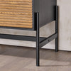 SoBuy HFSB02-SCH Kuchyňská skříň Komoda skříň do chodby Úložná skříň TV skříň Černá 114 x 83 x 40 cm