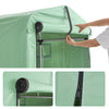 SoBuy KLS11-L-GR Koloběžka, vodotěsná kůlna na nářadí, garáž na kola pro 2-4 jízdní kola, přístřešek 159x165x219cm