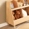 SoBuy KMB111-N Dětská knihovnička / regál na hračky s 5 přihrádkami přírodní dřevo