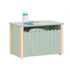 SoBuy KMB96-GR Dětský noční stolek Úložný box na hračky pro děti Zelená-přírodní 60x41x34cm