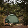 SoBuy OGS32-GR 1 osoba venkovní stan Kempovací stan 4 v 1 iglú Stan Zelený