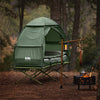 SoBuy OGS32-GR 1 osoba venkovní stan Kempovací stan 4 v 1 iglú Stan Zelený