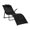 SoBuy OGS45-SCH Sluneční lehátko Skládací Zahradní lehátko Relaxační křeslo 150 kg Nosnost