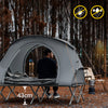 SoBuy OGS60-L-HG Polní postel Samorozkládací stan 4 v 1 stan Šedé