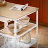 SoBuy OGT51-WN Sada barových stolků 3dílná jídelní stůl Bistro stůl se 2 židlemi Sedací souprava