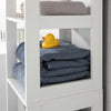 SoBuy Hochschrank Badregal Badschrank BZR14-W