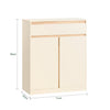 SoBuy BZR79-MI Prádelní skříň Koupelnový nábytek Béžová 71x85x33cm