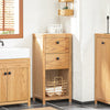SoBuy BZR99-N Koupelnová skříňka Koupelnová komoda Koupelnový nábytek Přírodní 40x90x35cm