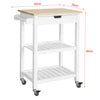 FKW66-WN Kuchyňský vozík s jednou zásuvkou a 2 policemi