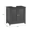 SoBuy FRG237-II-DG Skříňka pod umyvadlo Koupelnová skříňka Spodní skříňka Koupelnový nábytek Tmavě šedé 60x58x35cm