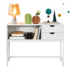 FSB20-W Konzolový stolek Boční stolek Předsíňový stolek Příborník Bílý 110x80x30cm