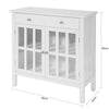 FSB23-W Kuchyňská skříňka Komoda Příborník Police Boční skříňka Bílá 80x80x34cm