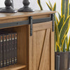 SoBuy FSB60-BR Příborník Komoda Kuchyňská skříň Boční skříň 120x70x40cm