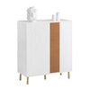 SoBuy FSB70-W Příborník Kuchyňská skříň Komoda Botník Bílá 80x95x34cm