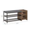 SoBuy FSR113-N Lavice na boty Lavice s podsedákem 101x44x32cm