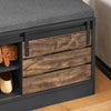 SoBuy FSR120-HG Botník Lavice Lavice s úložným prostorem Komoda na boty 80x48x35cm