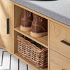 SoBuy FSR148-N Lavička na boty Lavice s úložným prostorem Botník Lavice do předsíně Přírodní 110x47x35cm