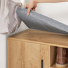 SoBuy FSR148-N Lavička na boty Lavice s úložným prostorem Botník Lavice do předsíně Přírodní 110x47x35cm