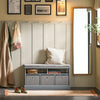 SoBuy FSR67-DG Komoda Lavice Taburet Šedá 95x49x35cm