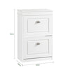 SoBuy FSR78-W Botník Komoda na boty Bílá 54x83x24cm