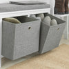 SoBuy FSR81-HG Komoda Lavice s úložným prostorem Lavice na boty se sedákem Truhla na boty Bílá 70x50x30cm