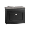 SoBuy FSR82-K-SCH Lavice s podsedákem Botník Černý 61x51x24cm