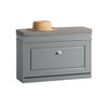 SoBuy FSR82-L-HG Botník Lavice s botníkem Světle šedý 75x51x24cm