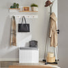 SoBuy FSR98-W Botník s klapkou Lavice s podsedákem Komoda Bílá 62x46x26cm