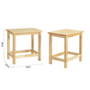 SoBuy FST91-Nx2 Sada 2 jídelních židlí Kuchyňské židle Jídelní stolička Dřevěná stolička do jídelny 45x45x32cm